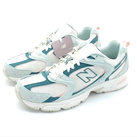 New Balance 530 CALIA Green Mint Pink MR530CGP Running Shoes Size 10.5 - Picture 2 of 10